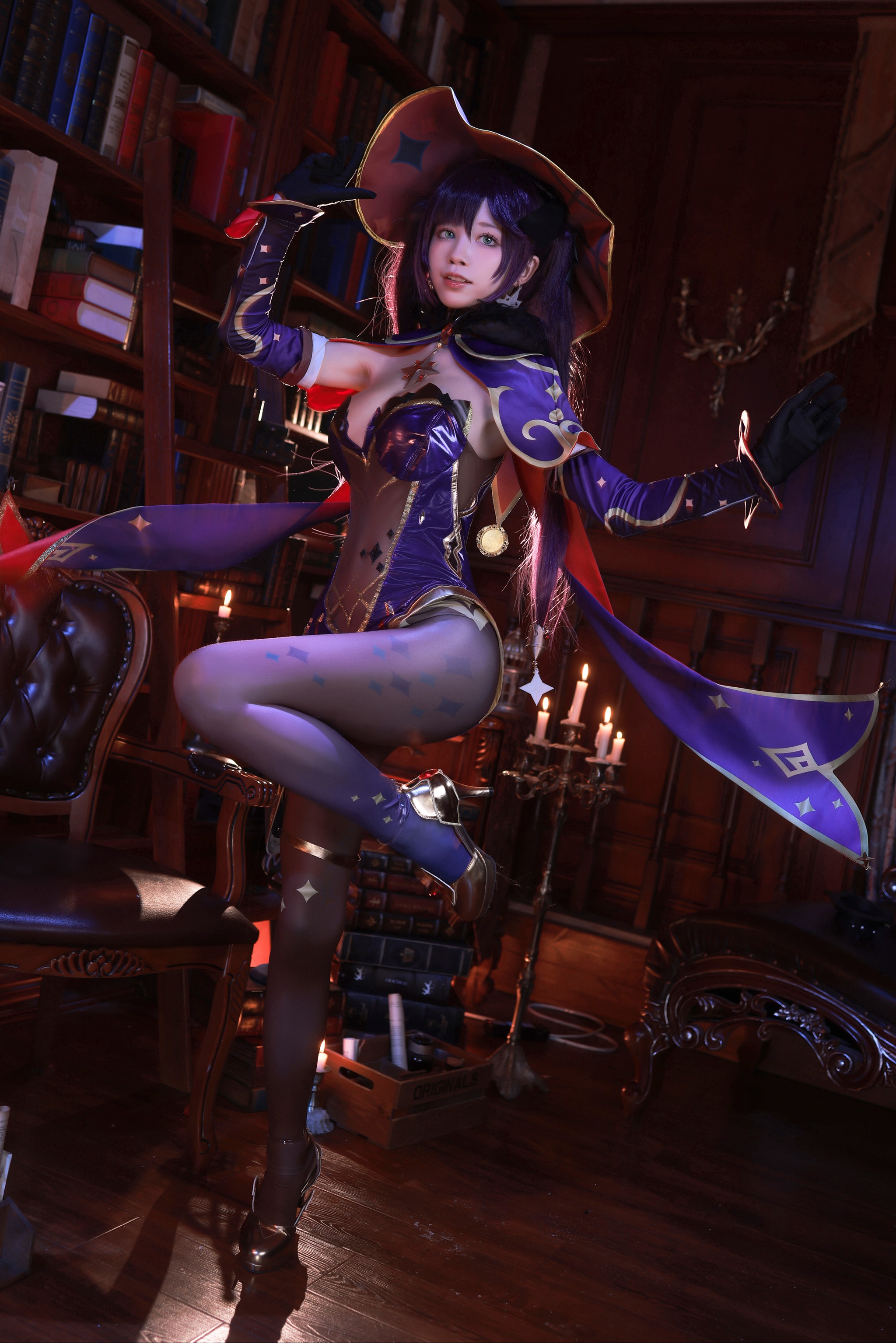 图片[1]-水淼Aqua – NO.121 原神莫娜 [75P]-XikXak